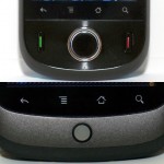 四枚熱感式操作按鈕，其圖示設計及按鍵配置都是相同。